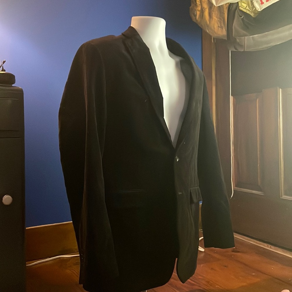 Banana Republic black corduroy blazer